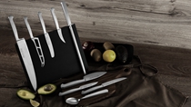 高级餐刀  厨刀  进口刀具  系列产品拍摄   产品广告灯片拍摄